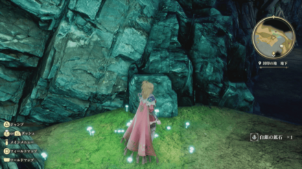 封印の地 地下の場所の見た目