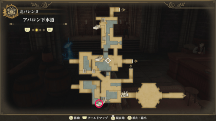 アバロン下水道のマップ