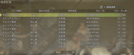 人が少ないロビー