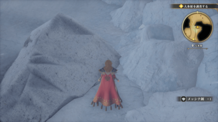 大氷原の場所の見た目