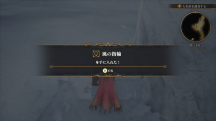 大氷原の場所の見た目