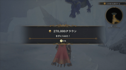 大氷原の場所の見た目