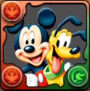 ミッキーマウス＆プルートの画像