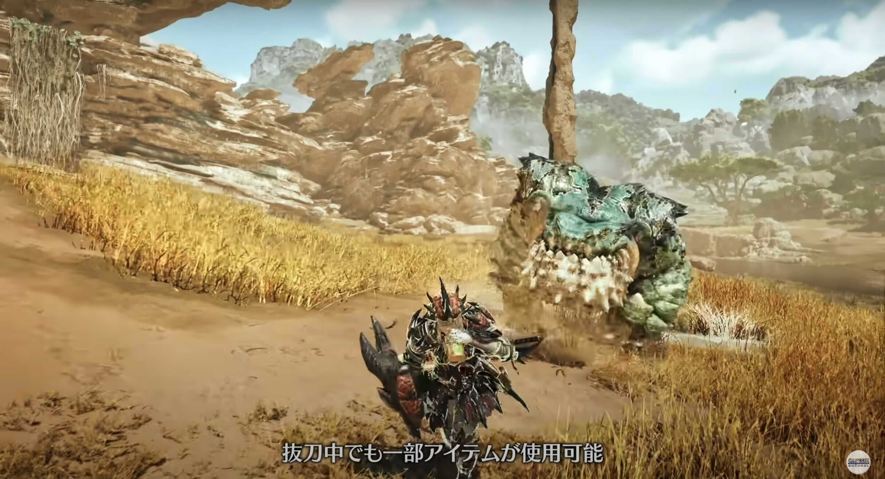 抜刀中にアイテムの使用が可能