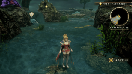 ラストダンジョン 2層の場所の見た目