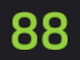 88の数値画像
