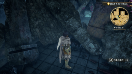 浮上島 B1の場所の見た目