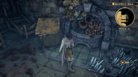 浮上島 B1の場所の見た目