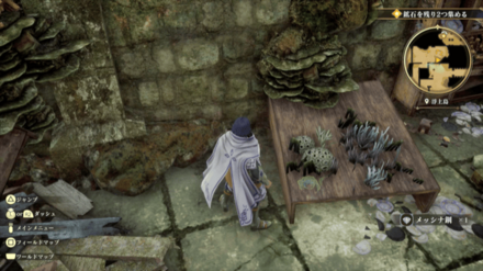 浮上島の場所の見た目