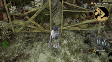 浮上島の場所の見た目