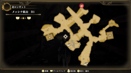 メッシナ鉱山B1のマップ