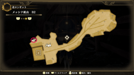 メッシナ鉱山B2のマップ
