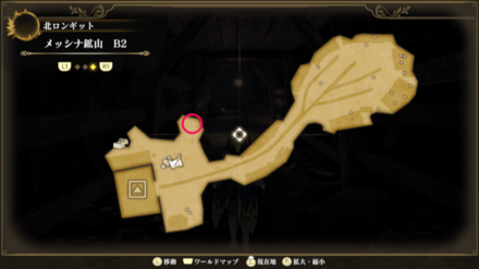 メッシナ鉱山B2のマップ