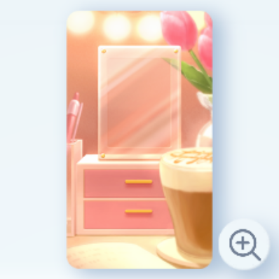 ディスプレイフレーム　ピンクのボード