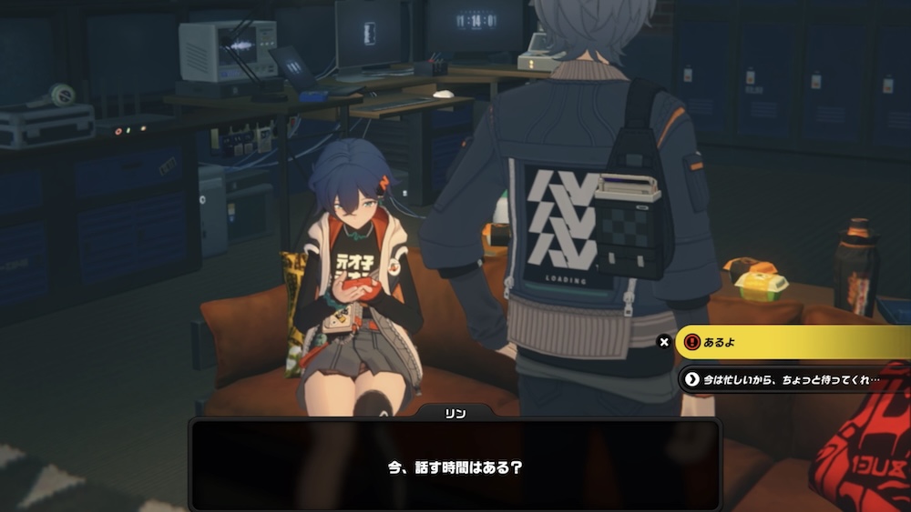 ビデオ屋1Fにいる兄妹