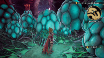 恐妃の宮殿1Fの場所の見た目