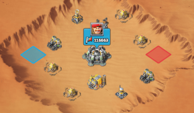 専用のマップでリアルタイムに20対20の戦闘を行う