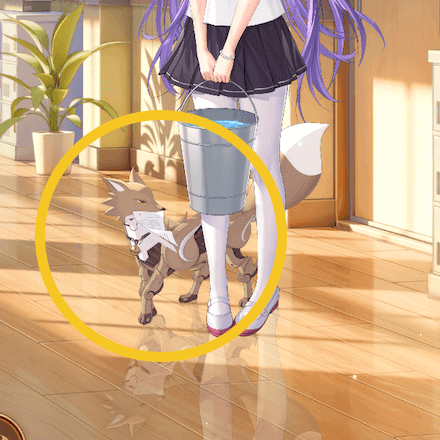 少女廻戦の雲狐のタップする場所