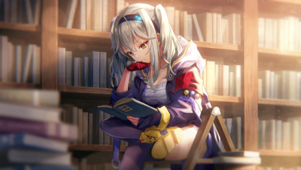 総長は読書がお好きの画像