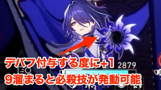 黄泉の必殺技ゲージ