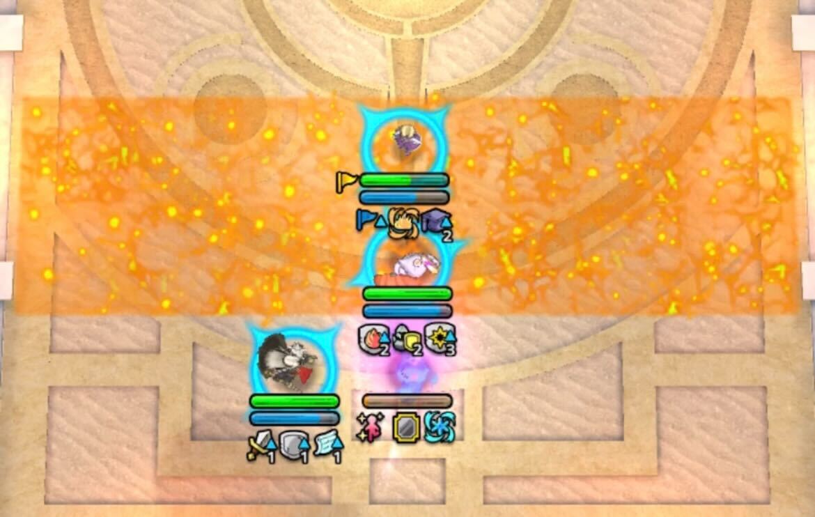 2ターン目までにステージ下に移動しておく