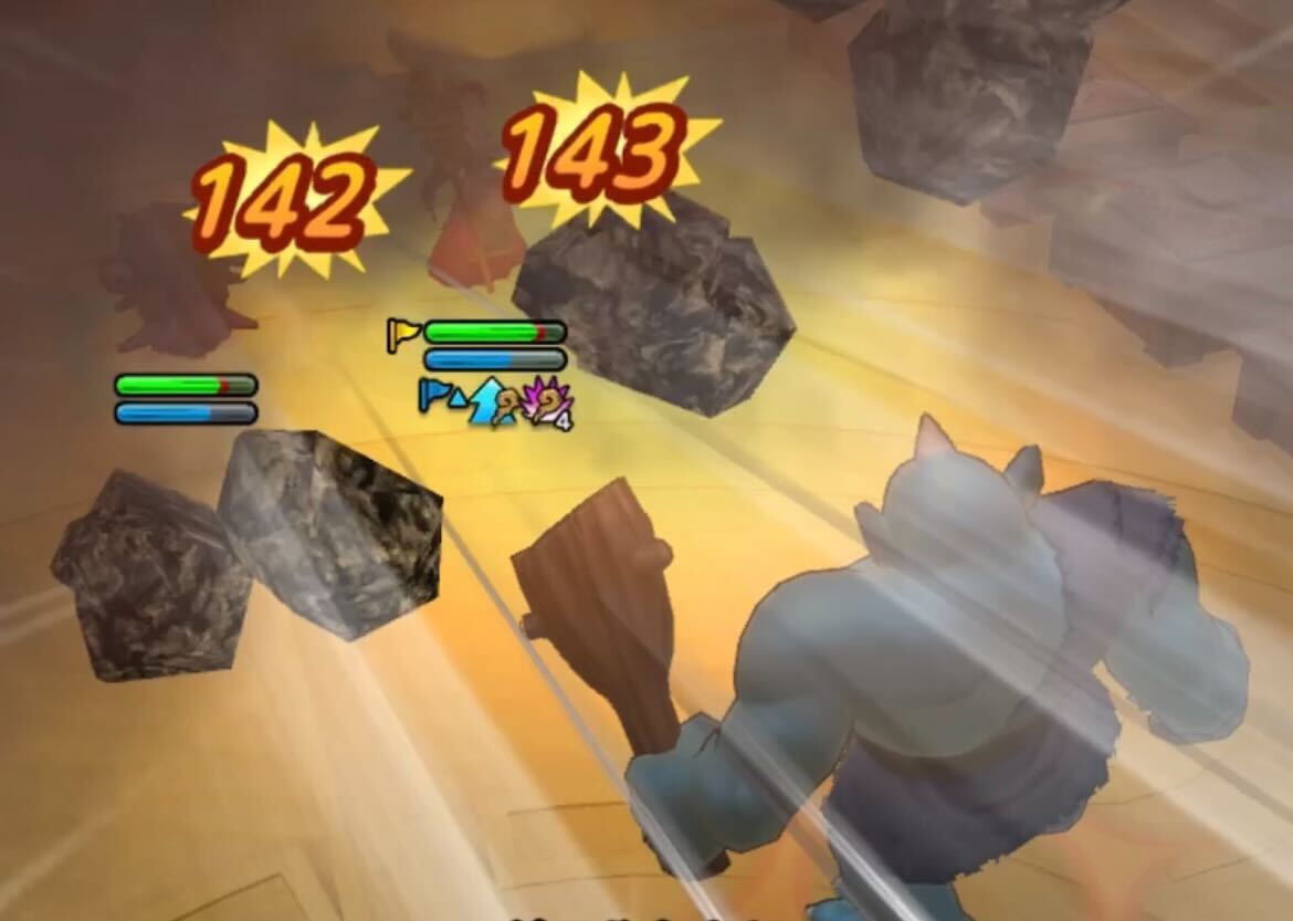 ギガンテスの攻撃は低いため耐久可能