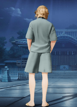 佐野万次郎：甚平画像