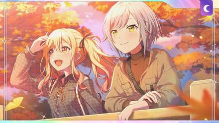 夕景、秋風に吹かれて