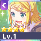 ［夢も膨らむ山盛りブドウ］鏡音リン画像