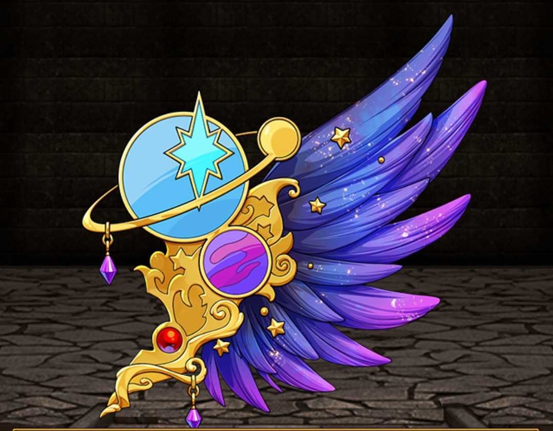 宇宙の羽飾りの画像