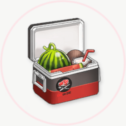 真夏のクーラーボックス画像