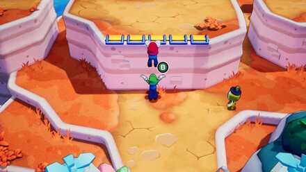 青い取手にジャンプ