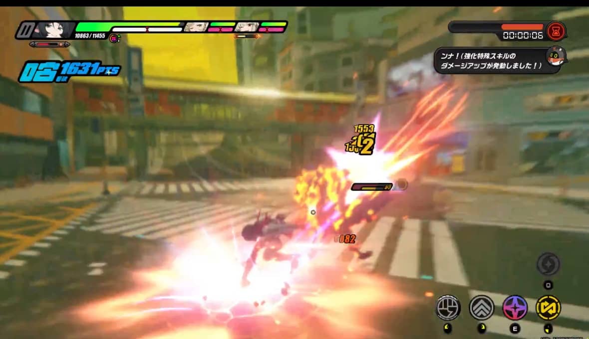 バーニスのデバフを付与した敵にジェーンで攻撃