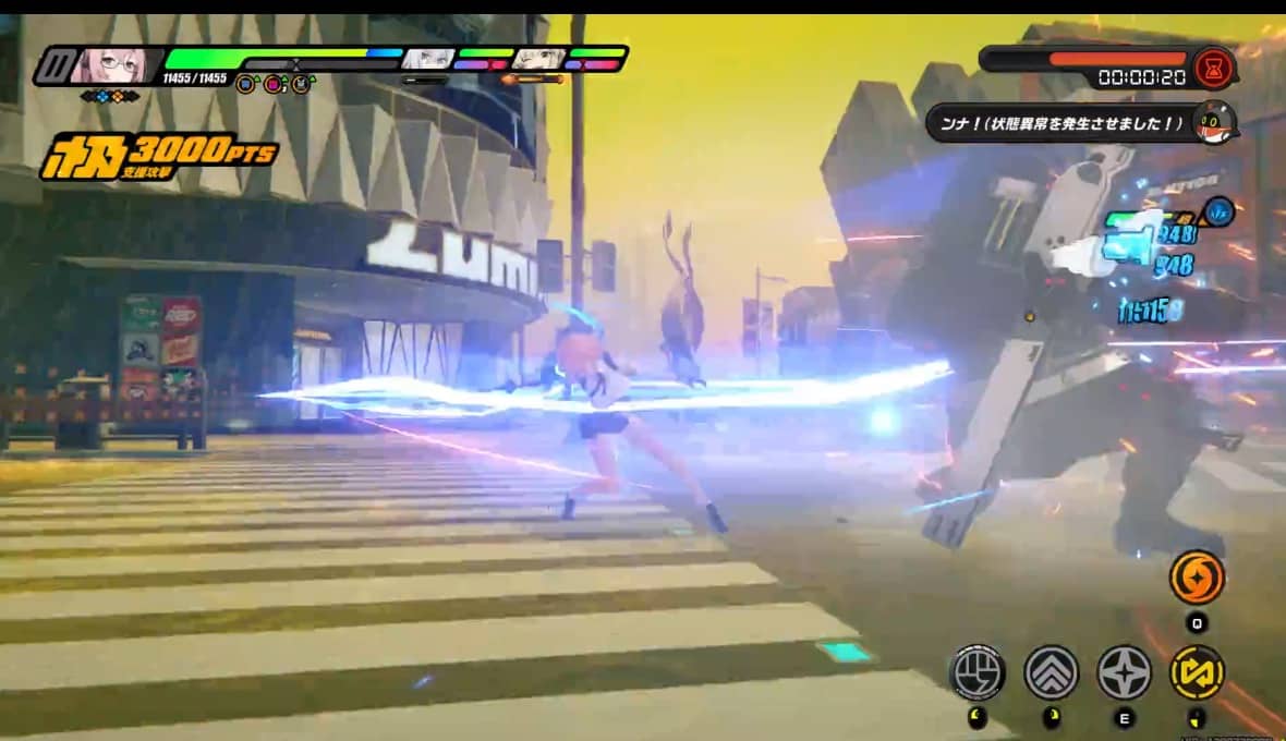 パリィをしてセスのバフを柳に付与