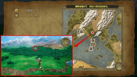 ロマリアのひみつの場所マップ