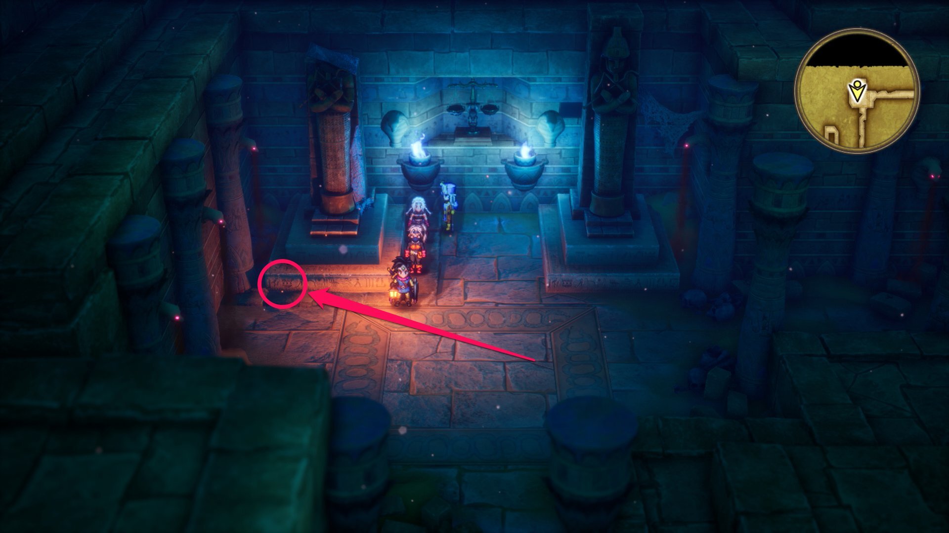 ピラミッド隠し階段