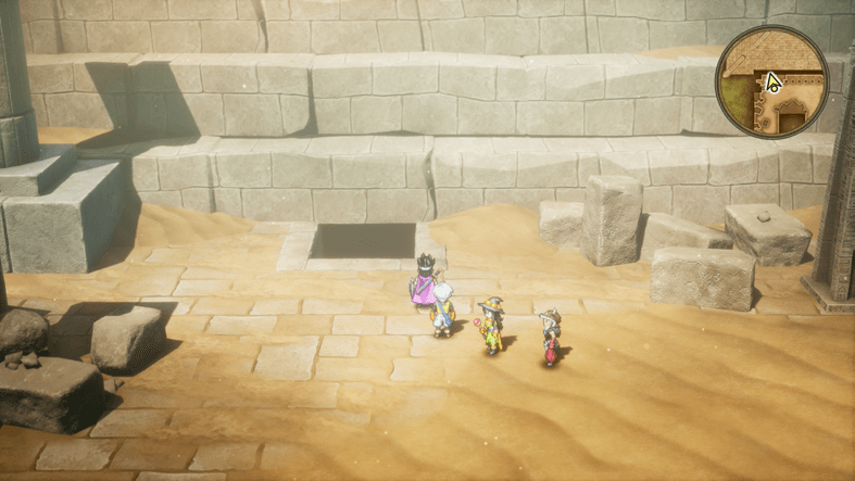 ピラミッドの地下