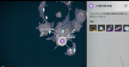 八岐の星の海の場所マップ
