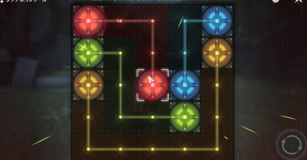 パズルを解いて進む