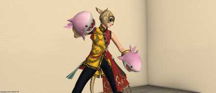 ドリーム武器モンク染色