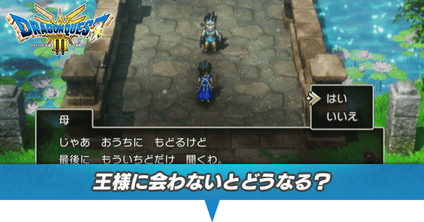 王様に会わない