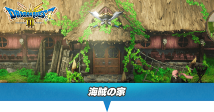 海賊の家のマップと小さなメダル