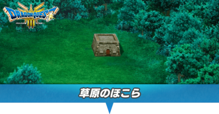 草原のほこらのマップと小さなメダル