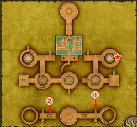 試練の神殿マップ