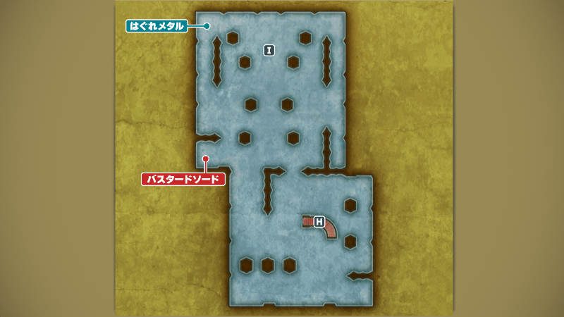 ゾーマの城_地下3階①のマップ