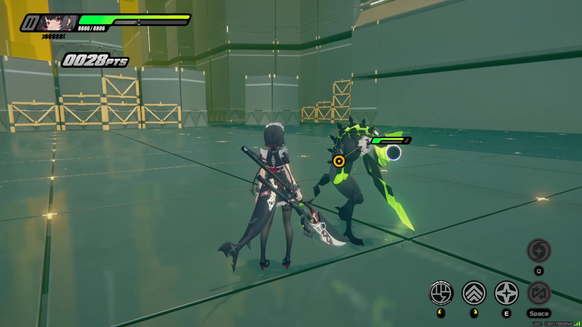 手動ロックオン