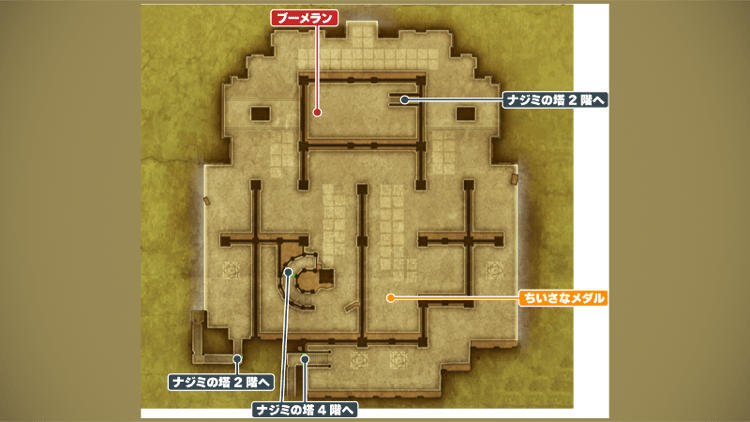 ナジミの塔_3階のマップ