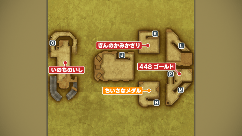 ガルナの塔_3階のマップ