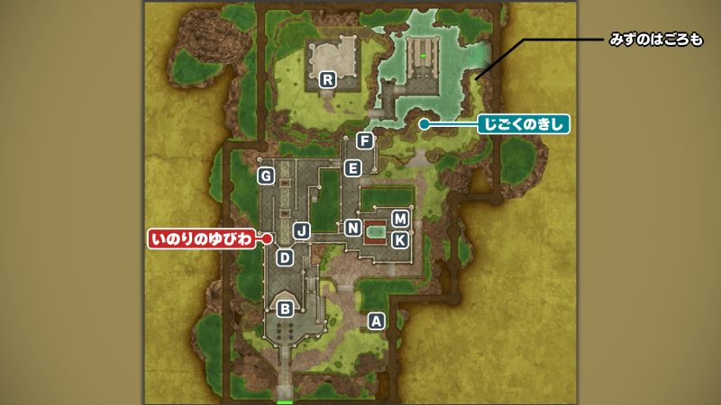 バラモス城_外観のマップ