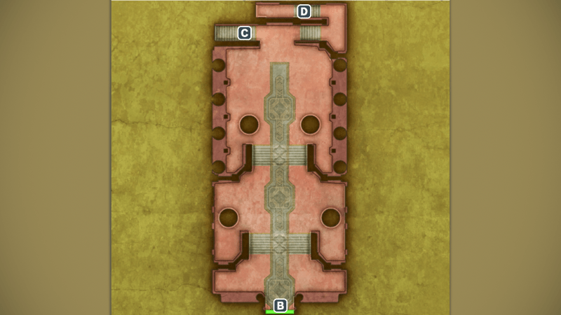 バラモス城_エントランスのマップ